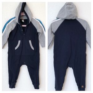Tea Boys Blue Hoodie Tracksuit Onesie 9-12M